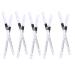 DRESSOOS 48 Pcs Eyeliner Pencil Grey Wigs for Women Iluminador De Maquillaje Pigment Brow White Wooden Pole