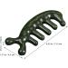 Beaupretty Jade-Head Massage Device | Gua Sha Scraper for Scalp Facial Back & Body | Stress Relief - Dark Green - Buy Online on GoSupps.com