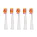 Toothbrush Replacement Heads Compatible with Fairywill FW-D1/D3/D7/D8/507/508/551/917/959 ATMOKO Gloridea Sboly WOVIDA YUNCHI Y1 Sonic Electric Toothbrushes 5 Pack - Pink