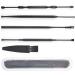 5 in 1 Ear Pick Earwax Removal Kit with Storage Box and Cleaning Brush - Black - Buy Online on GoSupps.com