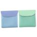 Healeeved 2st Small Tampon Bag Period Bag Still Cushion Prochet Mint Pag holder Tampon storage bag Storage Pocket For PU Student.