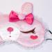 Pink Temptation Embroidered Applique Eye Mask Cover 7.9 * 3.1 - Buy Online on GoSupps.com