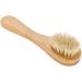 Facial Cleansing Brush with Wooden Handle | Manual Exfoliation Tool for Radiant Skin - International Shipping Available - Buy Online on GoSupps.com