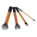TRIXES Set of 4 Soft Makeup Brushes in Hanging Bag - Perfect for Foundation & Powder | International Shipping Available - Buy Online on GoSupps.com