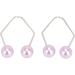 2 Pair Dimple Trainer for Face Cheeks Piercing Easy To Wear Improve Smile Dimple Maker Balls Tool (Purple) - Buy Online on GoSupps.com