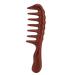 Verdant Touch Sandalwood Massage Combs Sandalwood Wide Tooth Head Scalp Massage Wooden Hair Comb