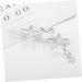 Beaupretty Star Hairpin Hair Clamps Barrettes Alloy Star Barrette Barrettes for Women Hair Ornament Clip Star Bobby Pins Silver Hair Clip Hair Styling Jewelry Lip Gloss Girl Pearlescent - Buy Online on GoSupps.com
