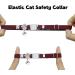 Personalized Red Wine Cat Collar | Engraved with Name & Phone Number | Elastic Cat Collar with Bell | International Shipping - Buy Online on GoSupps.com