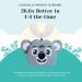 AutoBrush Sonic Kids Electric Toothbrush - Double-Sided U-Shaped Design, Soft Bristles, Music & Timer - Ages 3-5 Koala Theme - Buy Online on GoSupps.com