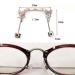 Premium Ginton Nose Pads & Glasses Repair Set - Metal Replacement Nose Pad Holder for Vintage Oxen Horn Frames - Buy Online on GoSupps.com
