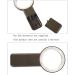 Magnifiers Magnifying Glass with Light Hand Magnifier Hd with Bright Magnifying Mirror 10 X for Reading Crafts Repair Magnifier Comfortable Anniversary - Buy Online on GoSupps.com