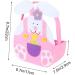 HOMSFOU 2 Pcs Rabbit Gift Bag Party Gift Containers Easter Door Decorations Easter Bags for Kids Easter Goodie Bags Candy Containers Easter Gift Bags Child Cloth Modeling Gift Box - Buy Online on GoSupps.com