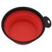 1 x hair dye bowl for permanent waves baking oil bowl colored bowl cream-colored mixing bowl baking oil bowl hairdressing tool red.