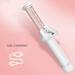 Mini Cordless Curling Iron - 30W 2-in-1 USB Rechargeable Hair Curler & Straightener for Travel - Ceramic Wet & Dry Use (White - Buy Online on GoSupps.com