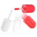 Beatifufu 2pcs Lip Oil Lip Plumper Lip Plumper Lip Gloss Essence Lip Tint Glossy Lip Balm Plumping Lip Product Moisturizer Lip Caring Product Pvc Neutral Big Mouth Plumping Lip Balm 5.3x1.8x1.8cm Rosy Transparent