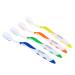 Frcolor 4 pieces nano toothbrush fine toothbrush ergonomic toothbrush toothbrushes for adults micro tooth hygiene oral hygiene toothbrushes soft adult toothbrush bags stick
