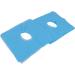 Ververt Touch Disposable Pillow Covers - 100 Pack Breathable & Water-Absorbent Facial Covers for Beauty Salons - Blue Hole Design - Buy Online on GoSupps.com