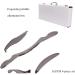 Cza Professional Gua Sha Massage Set - 4pcs IASTM Tool Kit for Myofascial Physiotherapy | Stainless Steel Soft Tissue Mobilization & Muscle Relaxation - Buy Online on GoSupps.com