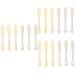Baluue 18 Pcs Electroplating Cream Spoon Moisturizing Eye Cream Skincare Products for Face Zinc Alloy 6x2x0.7cmx3pcs Golden Goldenx3pcs