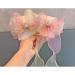 FEIFEI'S BOW Baby Girls Princess Chiffon Diamond Crown Unicorn Hair Clip | Multi Colour Toddler Party Dress Costume Bow - Buy Online on GoSupps.com