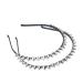 PiniceCore Gothic Metal Headband - Lace & Rivet Hairband for Parties | Cool Punk Style Accessories - Buy Online on GoSupps.com
