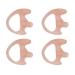 4 Left Small Flesh Flexible SEMI Custom Ear Mold Insert Rubber Gel EARPIECE Police Patrol Duty Gear