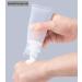 12 Pack Refillable Transparent Cosmetic Sample Bottles - 100ml Travel Makeup Containers with Hinged Lid - Perfect for Sample Storage - Buy Online on GoSupps.com