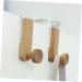 Alipis Wood Cupboards Hat Home Door Hooks Hats Key Coat Hanging Wooden Iron Bedroom Hook Umbrella Punch - Buy Online on GoSupps.com