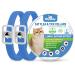Cat Repellent Treatment Adjustable Cat Repellent Collars Natural Protection Repellent Collar for Cats Water Resistant Repellent Collar for Cats Small-Medium-Large Blue 2pack