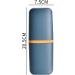 Portable Toothbrush Holder Case - Travel & Camping Toothbrush Storage Organizer - Light Blue Bathroom Accessory - Buy Online on GoSupps.com