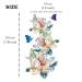 Yesallwas 6 Sheet Temporary Tattoo Sticker Set - Flowers Rose Lotus Butterfly Design - Waterproof and Long Lasting Body Art for Women and Girls - Buy Online on GoSupps.com