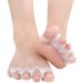 Eufance gel toe separator to correct Hallux Valgus can be used in the nail pedicure manicure tool.Pain relief after yoga and sporting activities.2 pairs / 4 pieces