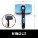 Gorilla Grip Self Cleaning Pet Slicker Brush for Dogs and Cats - Shedding and Dematting Tool for Long or Short Hair Pets - Detangle Undercoat Fur - Blue, 7.28 x 4.96 - Buy Online on GoSupps.com