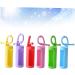 FRCOLOR 6pcs Neoprene Bottle Holder Keychain Set - Perfect for Essential Oils & Travel - Durable Keyring with Hanging Hook - Buy Online on GoSupps.com