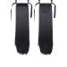 Wig Piece 18-38 Inch Straight Drawstring Ponytail Synthetic Hair Piece Pony Tail Clipped Into Hair Extension 16inches 2