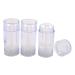 Wresty 1oz/30ml Clear Deodorant Containers Empty Plastic Twist-up Deodorant Bottles Bottom Filling Makeup Bottles DIY Cosmetic Glue Stick Lip Balm Tubes (3 Pcs)