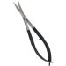 Spring Embroidery Scissors Manicure and Cross Stitch Sewing Craft Small Tool Scissor Multipurpose use (Black Grip Curved) - Buy Online on GoSupps.com