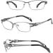 Riccie Anti-Blue Light HD Reading Glasses for Men - Reintitan 1.56 Aspherical Resin Anti-Fatigue Diopters +1.0 to +3.0 | International Shipping - Buy Online on GoSupps.com