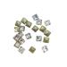 dijiusidy Nail Rhinestones Manicure Decorations Multiple-Shape Multi-color Glass DIY Decor Stickers Eye-catching Beauty Tools 6mmSquare