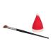 Buy Angle Brush Sponge Kit - Red Christmas Hat Makeup Sponges for Highlighting & Shading | Soft Portable Beauty Brushes for Professional Finish - Buy Online on GoSupps.com