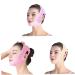 Double Chin Reducer | V Line Lifting Mask & Chin Strap for Women - Face Slimming Solution (Purple - Buy Online on GoSupps.com