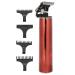 Electric Trimmer LCD Display Hair Trimmer for Hair Salon for Home(Red)