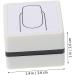 Housoutil manicure Painting Practicing Stamper Manicure tools Nail Art Salon Practice Supply practice supplies Accessories nail Practice Stamper Manicure Accessory 3.6x3.6cm White - Buy Online on GoSupps.com