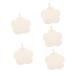 5pcs Flower Shaped Cotton Loofah Shower Wash Loofah Sponge Bath Shower Loofah Sponge for Men Shower Loofah Sponge Scrubber Bathing Loofah Body Scrubber Bath Loofah Sponge 1 Count (Pack of 1) Light Yellowx5pcs