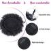 High Puff Afro Ponytail - Synthetic Curly Kinky Hair Bun | Kanekalon Fiber Clip-In Extensions - Buy Online on GoSupps.com