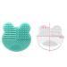 2-Pack Color Removal Sponge & 2-in-1 Makeup Brush Cleaning Pad Mat Fast Dry Brush Cleaner for Travel - Buy Online on GoSupps.com