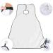 CHEDODU Waterproof Beard Apron Cape Grooming Set with 4 Suction Cups - Ideal Gift for Him on Father's Day, Anniversary, or Christmas - White - Buy Online on GoSupps.com