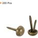 200 Pack of Bronze Tone Mini Brads Paper Fasteners for DIY Crafting and Scrapbooking - 6x12mm Round Brads - Buy Online on GoSupps.com