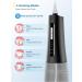 Portable Dental Flosser Water Jet - Rechargeable Oral Irrigator for Teeth Dentures & Braces | Multiple Pressure Modes - Buy Online on GoSupps.com