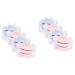 STOBOK 4 Pairs Flannel Skincare Wristbands Of Absorbent Comfortable For Facial Cleansing Stylish Wristbands For Women
